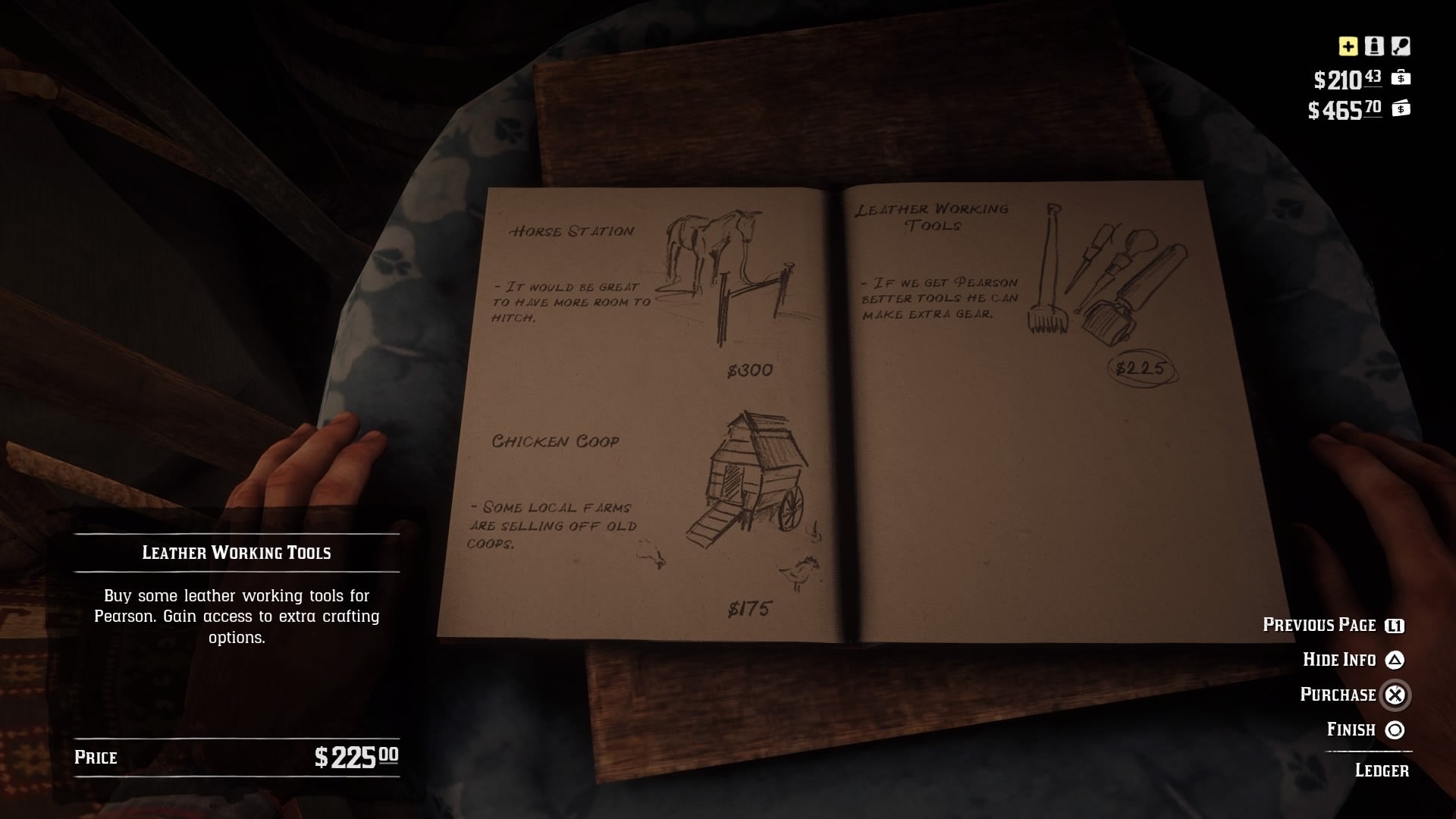 Red Dead Redemption 2 Camp Upgrades Guide tips, ledger, and leather
